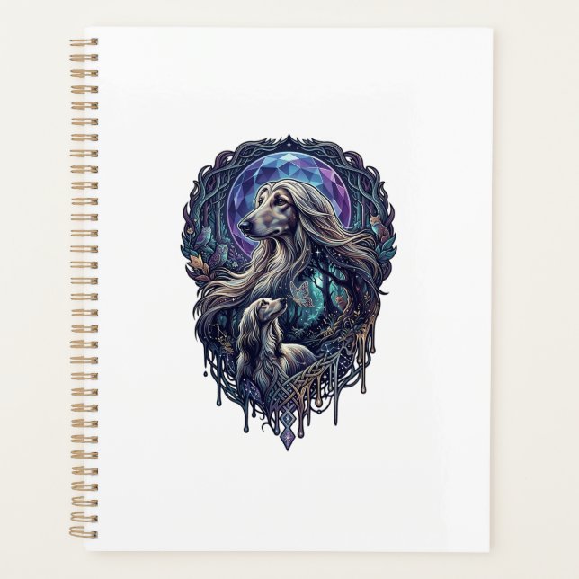 Agenda Cachorro Floresta Encantada Lua Cristal_1 (Frente)