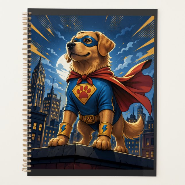 Agenda Cachorro herói (Frente)