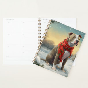 Agenda Cachorro Pitbulento no Natal da Neve