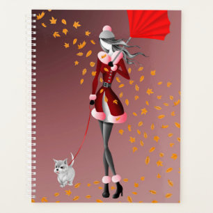 Agenda Cachorro Walker Autumn Deixa Vermelho