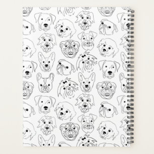 Agenda Cachorros De Portas Por Toda A Placa De Desenho De