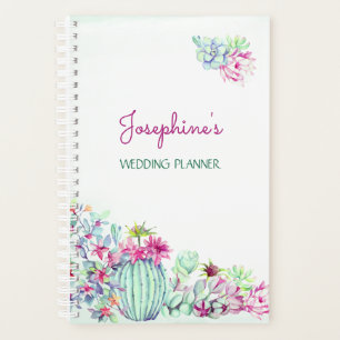 Agenda Cactus e Succulent Personalizados