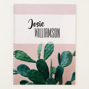 Agenda Cactus Rosa Moderno