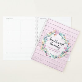 Agenda Cactus Sucultos E Boêmia Da Madeira Rústica