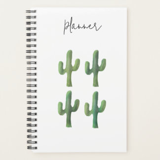 Agenda Cactus Watercolor Spiral Planner 5,5 x 8,5