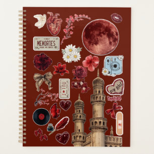 Agenda caderno, bloco de notas, registro