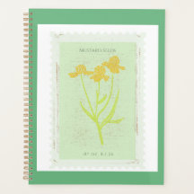 Caderno Clássico Mustard Seeds 16,5 cm x 22,2 cm