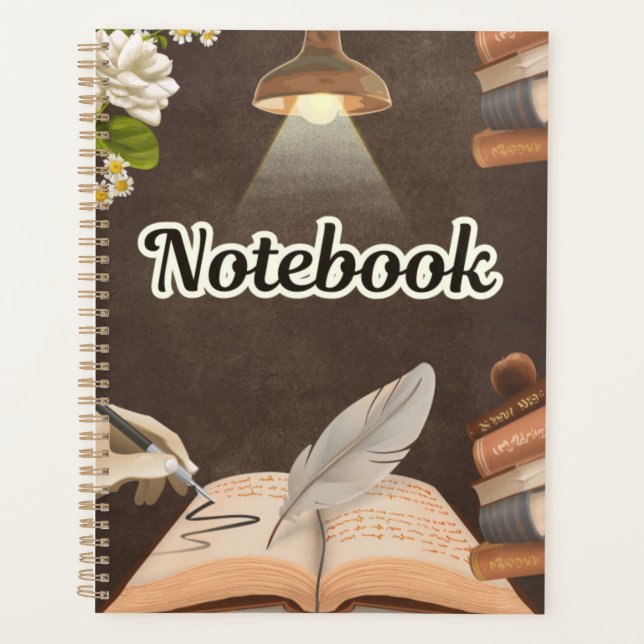 Agenda Caderno Clássico para Escritores, Pensadores e Son (Frente)