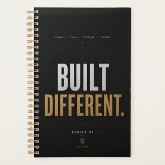 Agenda Caderno Construído Diferente | Motivação Minimalis