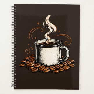 Agenda Caderno de Caneca de Café Vintage | Jo Amante do C