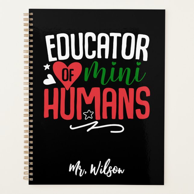 Agenda Caderno de Educador de Humanos Miniatura – Profess (Frente)