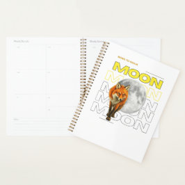 Agenda Caderno de Esboços Raposa Lua Born to Roam
