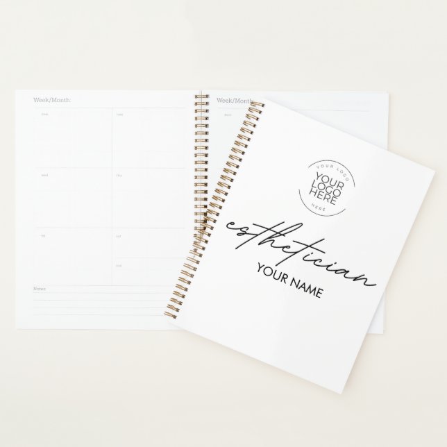 Agenda Caderno de Esteticista - Presente Personalizado (Exibição)