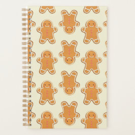 Agenda Caderno de Natal de Biscoitos de Gengibre