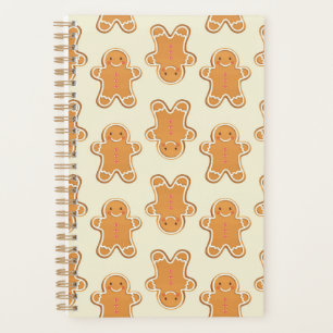 Agenda Caderno de Natal de Biscoitos de Gengibre