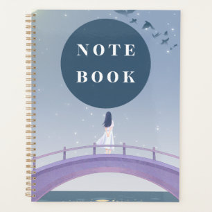 Agenda "CADERNO DE NOTAS" Ponte Mágica da Noite Estrela