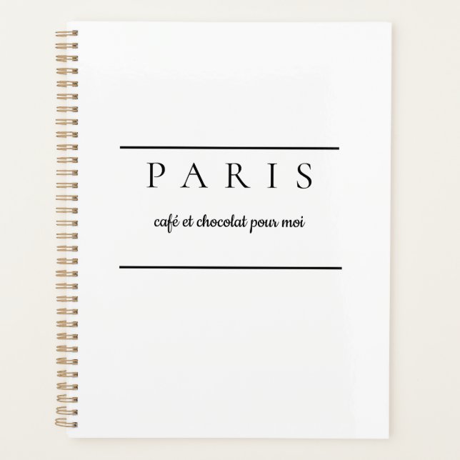 Agenda Caderno de Paris (Frente)