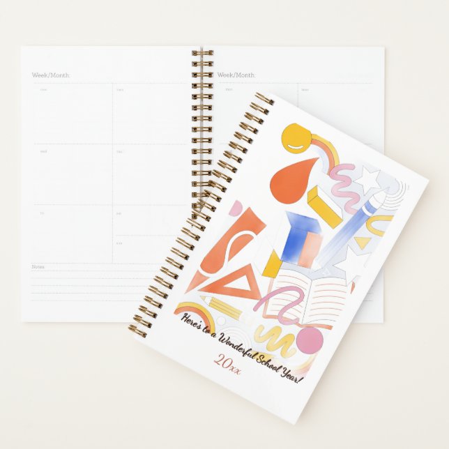 Agenda Caderno de Professor Volta às Aulas | Design de Sa (Exibição)
