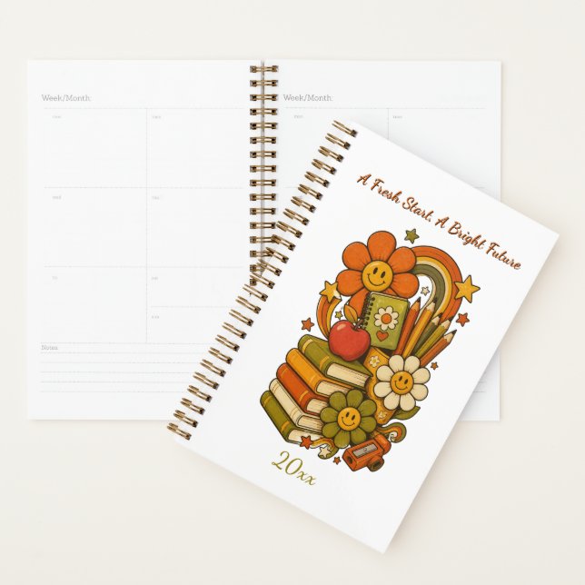 Agenda Caderno de Professor Volta às Aulas | Design de Sa (Exibição)