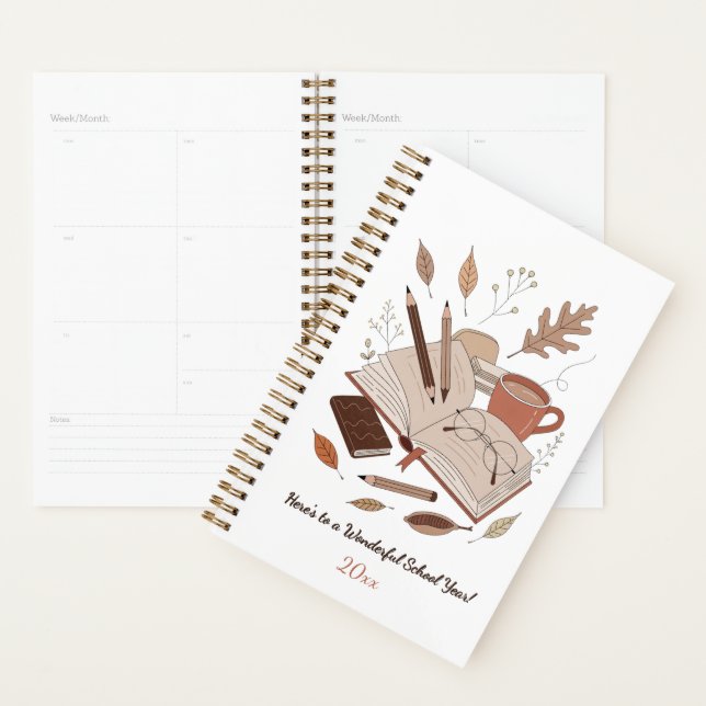 Agenda Caderno de Professor Volta às Aulas | Design de Sa (Exibição)