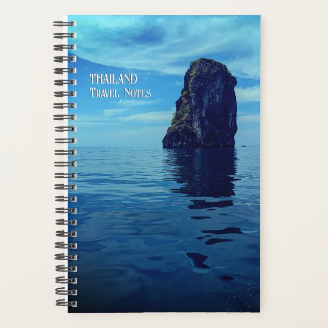 Agenda Caderno de Viagens da Tailândia (Frente)