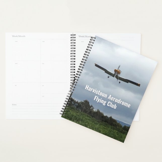 Agenda Caderno do Clube de Voo com Aeronave Leve (Exibição)
