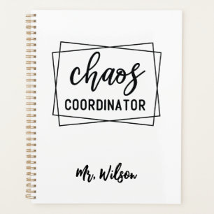 Agenda Caderno do Coordenador de Caos – Citação Divertida