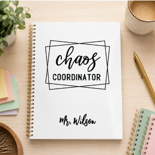 Agenda Caderno do Coordenador de Caos – Citação Divertida