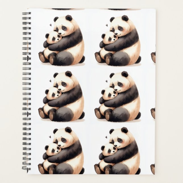 Agenda Caderno do Panda Fofo (Frente)