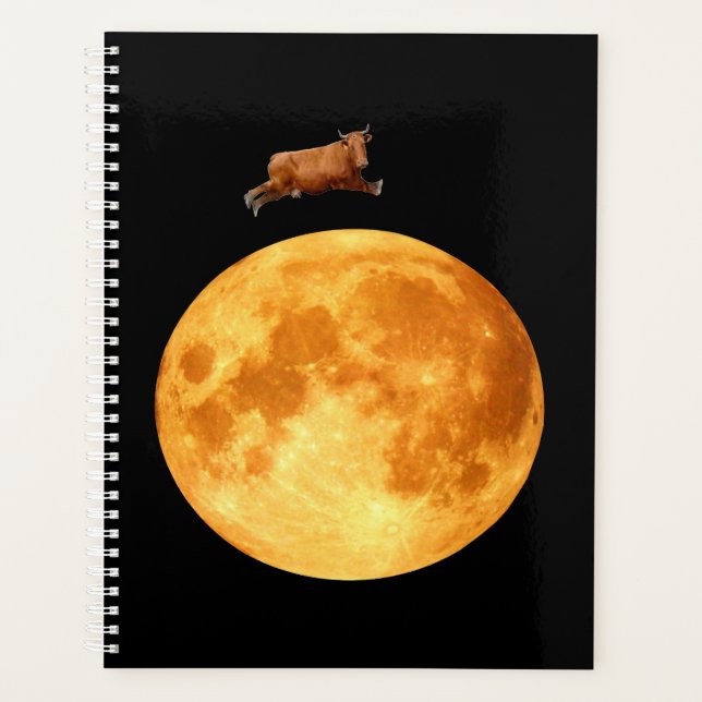 Agenda Caderno Espiral Over The Moon (Frente)