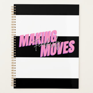 Agenda Caderno Fazendo Movimentos com Coragem