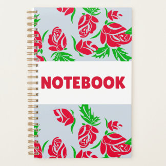 Agenda Caderno Floral Colorido – Flor Minimalista