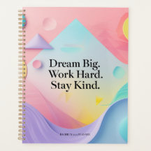 Caderno Motivacional Sonhe Grande – Citação Inspir