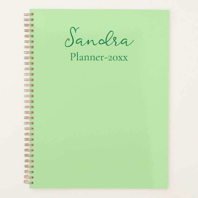 Agenda Caderno Planeador com Nome Personalizado Design El (Frente)