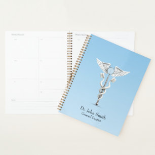 Agenda Caduceus Toothbrush White Dental Mirror