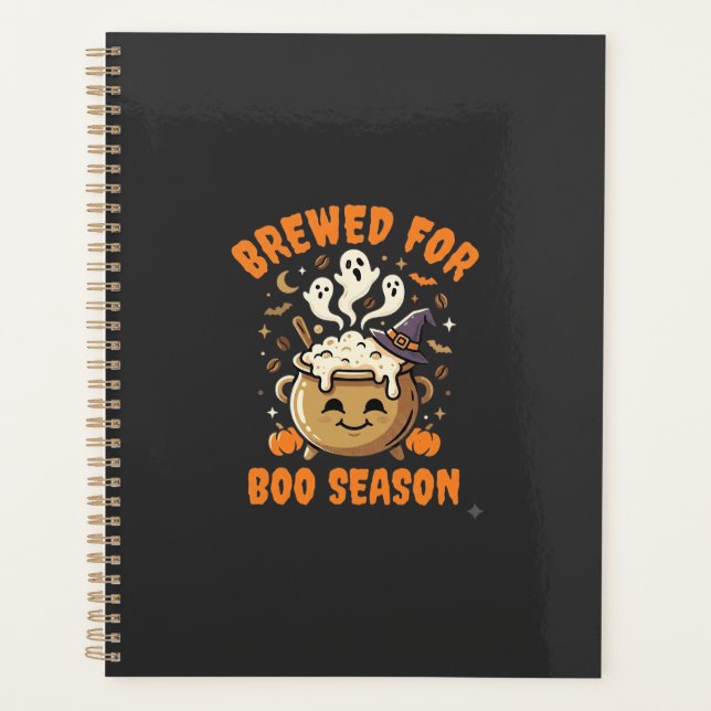 Agenda Café de Halloween Temporada do Boo (Frente)