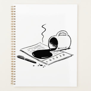 Agenda Café Derramado no Relatório Situação Cômica no Esc