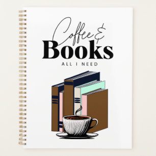 Agenda Café e Livros é tudo o que preciso de Vintage