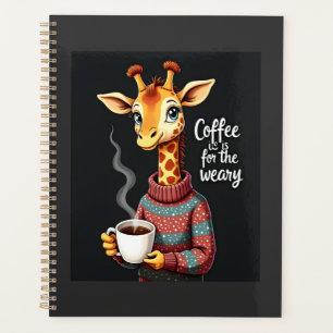 Agenda Café é para o Amante de Café Girafa Engraçado Cans