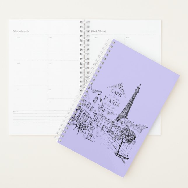 Agenda Cafe Paris Planner (Exibição)