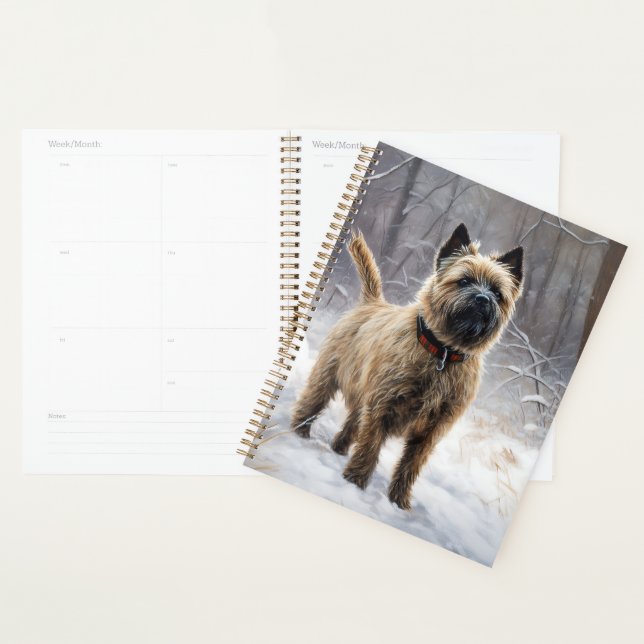 Agenda Cairn Terrier Deixe Nevar Natal (Exibição)