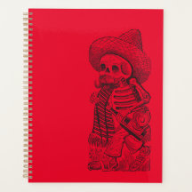 Calavera em Vermelho
