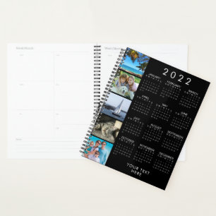 Agenda Calendário 2022 - Colagem de Fotos 5 Sua Cor