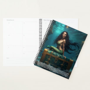 Agenda Calendário da Legenda da Sereia