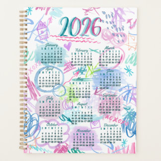 Agenda Calendário de bolhas de água
