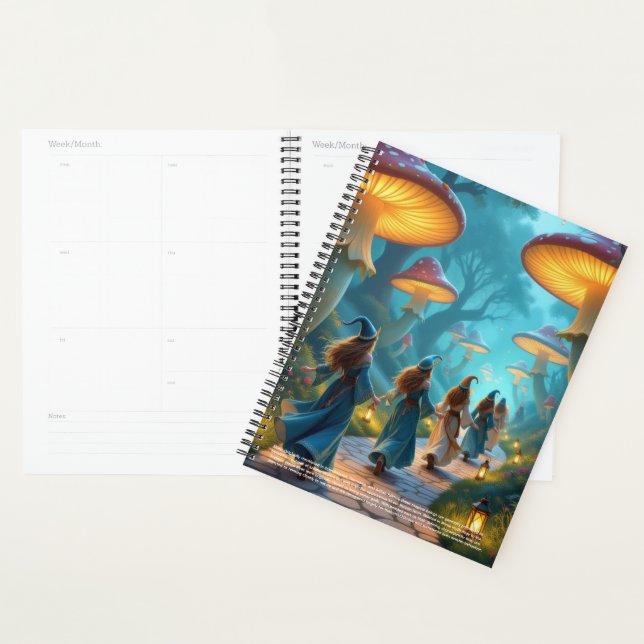 Agenda Calendário de Cogumelos Elves (Exibição)
