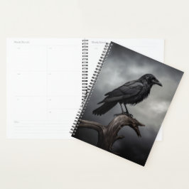 Agenda Calendário de Corvos de Halloween