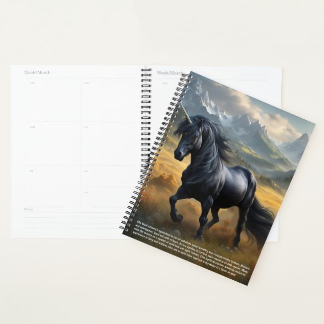 Agenda Calendário de Simbolismo Unicórnio (Exibição)