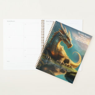 Agenda Calendário do Dragão Dourado