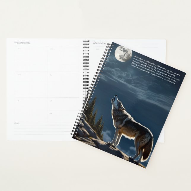 Agenda Calendário do Simbolismo do Lobo (Exibição)